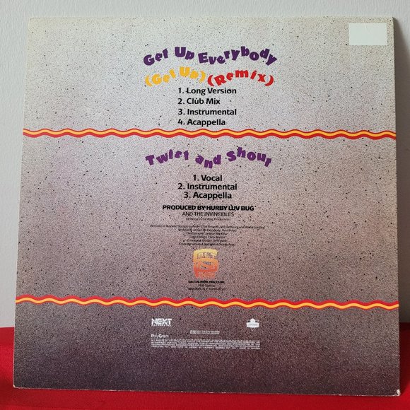 VINTAGE 1988, SALT N PEPA, GET UP EVERYBODY 12" E.P.!!! - Picture 6 of 6